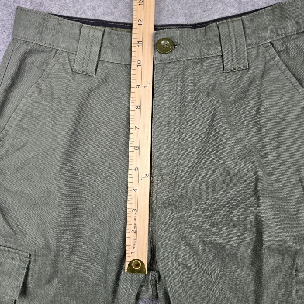 Boy Scouts of America Youth Canvas Shorts Size‎ 18 Uniform Green Fits 28 x 9 BSA